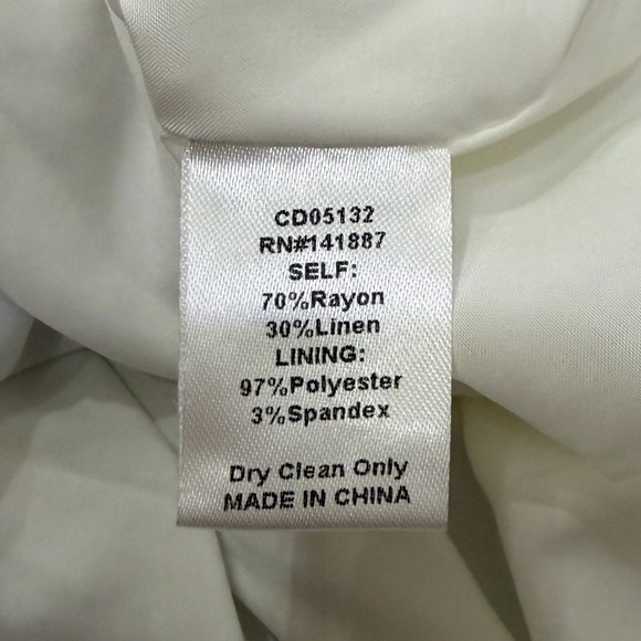 Pants Store Kaylee Floral Linen Mini Dress NWOT - Picture 8 of 14